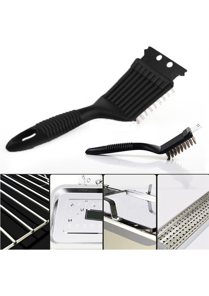 Barbekü Izgara Fırçası Tel Kıllar Kazıyıcı Barbekü Izgara Temizleyici (Yurt Dışından) fırsatları