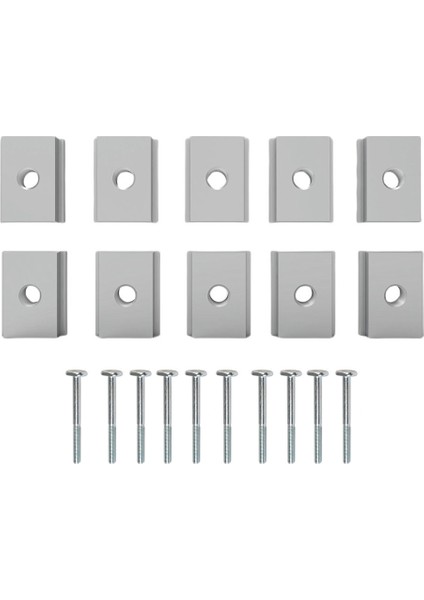 10 Adet M8 T-Kaydırıcı T-Yuvası Alüminyum Alaşımlı T Yuvası Somun Ağaç Işleme Aleti Için Jig Vida Yuvası Bağlantı Elemanı M8 Vidalar (Yurt Dışından)