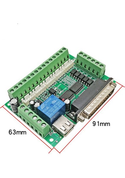 Gravür Kartı MACH3CNC Optokuplörlü Motor Sürücüsü 1,5 M USB Kablolu Yalıtım Kartı (Yurt Dışından)