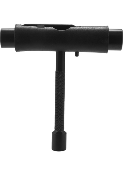 Mini T Tipi Scooter Kaykay Longboard Araçları T Tipi Kaykay Seti Siyah (Yurt Dışından)