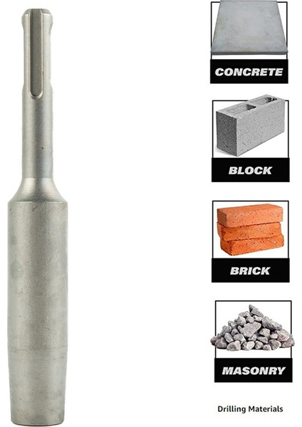 1 Adet Sds Plus Topraklama Çubuğu Sürücüsü 13MM Toprak Kazığı Çekiç (Yurt Dışından)