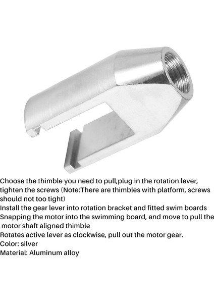 Motor Pinyon Dişli Çektirme Sökücü Alet Seti Alüminyum Alaşım (Yurt Dışından)