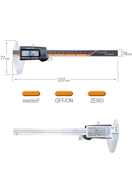 Cnc Kumpas LCD Dijital Vernier Kumpas 150MM Ölçüm Paslanmaz Çelik (Yurt Dışından) fiyatları