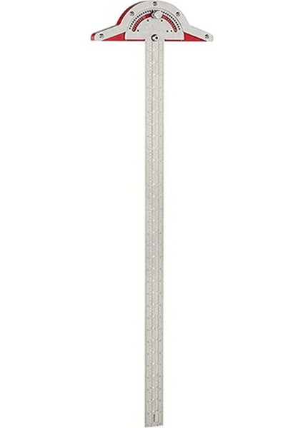T-Tipi Ağaç Işçileri Kenar Kuralı Açı Iletki Ağaç Işçileri Cetvel Ölçme Işaretleme Marangozluk Çizici ÖLÇER-20INCH (Yurt Dışından)