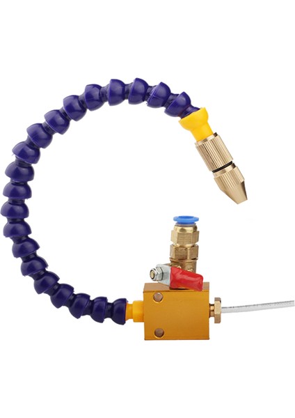 Soğutma Spreyi Sis Yağlama Sprey Sistemi 8mm Hava Borusu Torna Freze Matkap Gravür Makinesi Aracı Bağlantı A ile (Yurt Dışından)