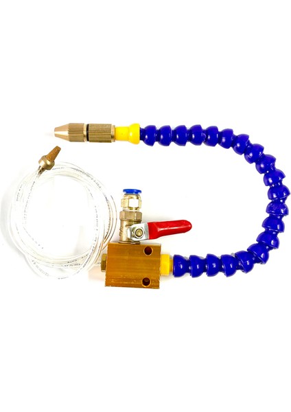 Soğutma Spreyi Sis Yağlama Sprey Sistemi 8mm Hava Borusu Torna Freze Matkap Gravür Makinesi Aracı Bağlantı A ile (Yurt Dışından) indirimleri