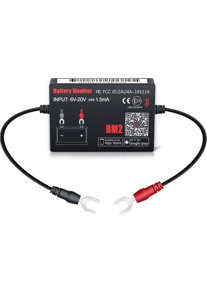 Bluetooth Bm2 12 V Pil Monitörü Araç Akü Analizörü Android Ios Telefon Için Test Pil Teşhis Aracı (Yurt Dışından)