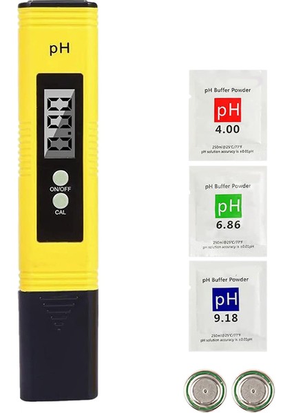 Ph Ölçer Test Cihazı Dijital Ph Ölçer 0.01 Ph Su Kalitesi Testi Mutfak, Akvaryum, Havuz, Laboratuvar Için Dijital Test Cihazı (Yurt Dışından)