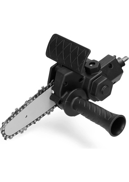 Elektrikli Matkap Dönüştürücüsü Elektrikli Testere 4 Inç Zincirli Mini El Tipi Zincir Testeresi Dönüşüm Braketi Siyah (Yurt Dışından)