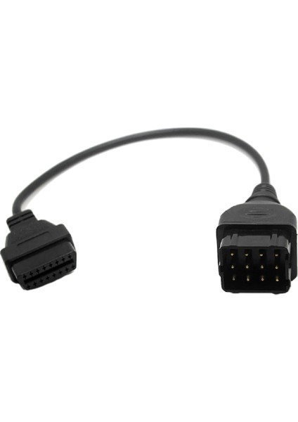 Renault Için Obd2 Konnektörü 12 Pin'den 16 Pin'e Adaptör Tanı Kablosu (Yurt Dışından)