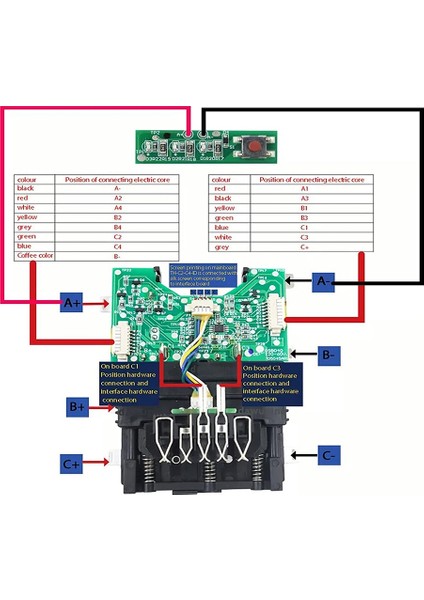 DCB609 Lityum Iyon Piller Için Plastik Muhafaza Pcb Muhafazası, Pil Plastik Muhafaza Devre Kartı Tamir Takımı Parçaları (Yurt Dışından) fiyatları