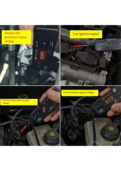 Yükseltme Otomatik Devre Test Cihazı Dc 0-36V Araç Nabız Sensörü Sinyal LED Işık Test Kalemi Probu Araba Güç Voltmetresi (Yurt Dışından)