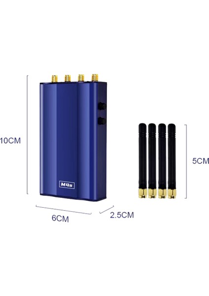 Taşınabilir 4 Anten Gps Sinyal Dedektörü Gps+Beidou+2g+2.4g Wifi Gps Konumlandırma Dedektörü Yok (Yurt Dışından)