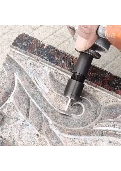 6mm Doğrudan Taşlama Dönüşüm Başlığı, 100 Model Açı Taşlama Makinesinin M10 Diş Taşlama Aleti Için Uygundur Yeniden Takılan Adaptör (Yurt Dışından)