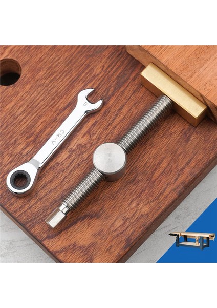 2 Adet Köpek Tezgahı, Köpek Deliği Kelepçesi Ahşap Işleme 3/4 Inç 4 Adet 20MM Köpek Deliği Ayarlanabilir Çalışma Tezgahı Tezgahı 20MM A (Yurt Dışından)