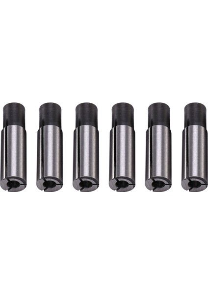 6 Adet 1/4 Inç Ila 1/8 Inç Cnc Gravür Ucu Yönlendirici Adaptör Oyma Makinesi Aracı Için Dönüştürme (Yurt Dışından)