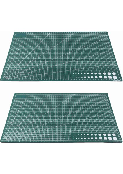 2 Adet Kesme Matı 12 Inç x 18 Inç Kendin Yap, El Sanatları, Model Yapımı ve Sanat Projeleri Için (A3) (Yurt Dışından)