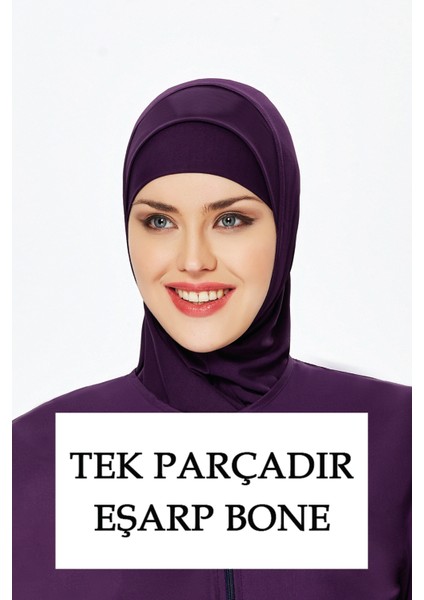 Yüzücü Eşarp Havuz Deniz Eşarp Rbe-01 MOR01 fiyatları