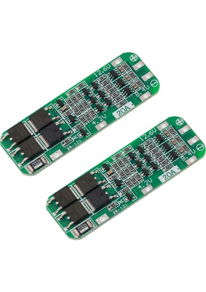 2 Adet 3s 20A Lityum Pil 18650 Şarj Cihazı Pcb Bms Koruma Levhası 18650 Li-Ion Pil Şarj Modülü 11.1V 12V 12.6V (Yurt Dışından)
