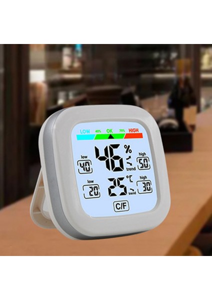 Dijital Higrometre Termometre Trend Comfort Ekran Duvar Saati Sıcaklık Nem Sensörü Ev Dekoru (Yurt Dışından) fırsatları