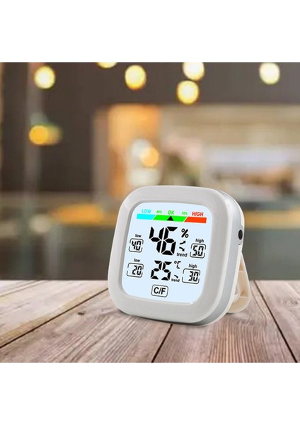 Dijital Higrometre Termometre Trend Comfort Ekran Duvar Saati Sıcaklık Nem Sensörü Ev Dekoru (Yurt Dışından) indirimleri