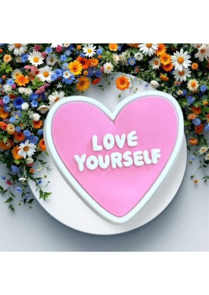 Ledli Yanıp Sönen Kalp Terlik Süsü Üç Boyutlu/ışıklı 3D Charm/jibbitz