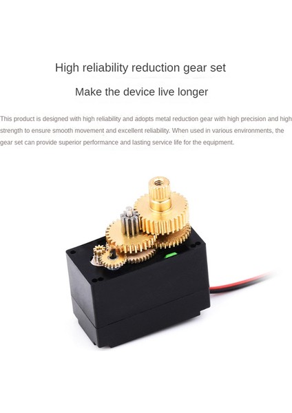 Waveshare WP90 Dijital Servo 2.3kg Güvenilirlik 180° Bakır Diş Dijital Servo Yüksek Tork Motor Kontrolü (Yurt Dışından)