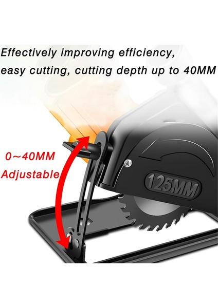 Açılı Taşlama Standı, Açılı Taşlama Tutucu, 100-125MM Açılı Freze Için Kapaklı 45° Ayarlanabilir Açı, Kesme Tezgahı (Yurt Dışından)