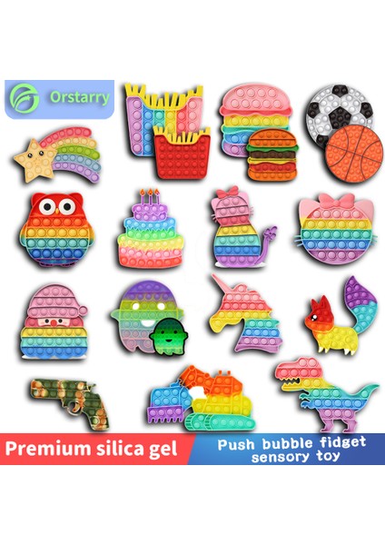 Arı 2 Tarzı Yetişkin Basit Dimple Rahatlatma Oyuncak Sıcak Itme Kabarcık Fidget Oyuncakları Için Yumuşak Sıkma Push Çocuk Oyuncakları (Yurt Dışından)