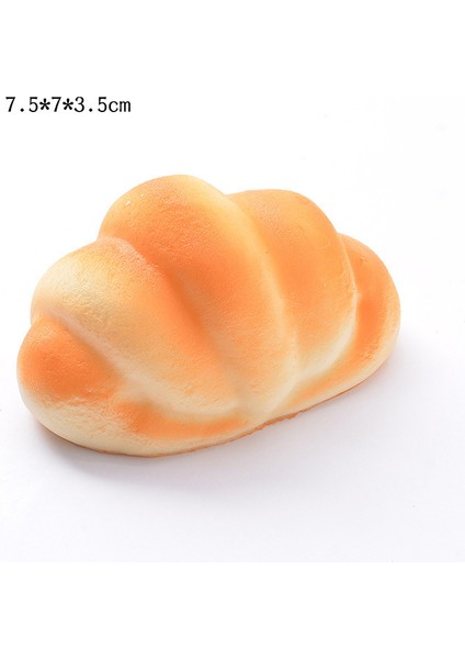 No.18 Tarzı Yumuşak Gıda Yaratıcı Simülasyon Ekmek Tost Donut Yavaş Yükselen Sıkma Oyuncaklar Şaka Insanlar Masaüstü Süsleme (Yurt Dışından)