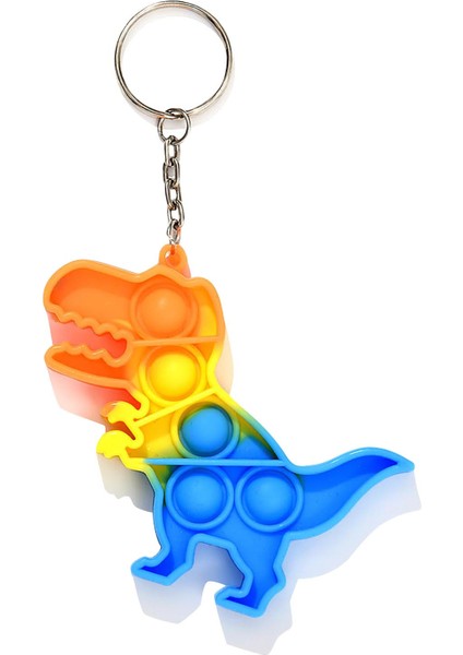 No.1 Tarzı Mini Pops Fidget Oyuncak Anahtarlık Anksiyete Duyusal Sıkıştırma Kabarcık Kadın Erkek Çocuk Ihtiyaçları Oyuncak (Yurt Dışından)