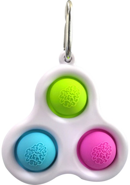 x Stili Mini Pops Fidget Oyuncak Anahtarlık Anksiyete Duyusal Sıkıştırma Kabarcık Kadın Erkek Çocuk Ihtiyaçları Oyuncak (Yurt Dışından)