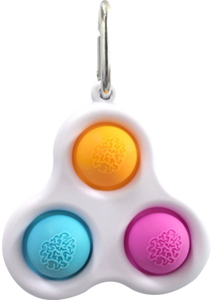 L Tarzı Mini Pops Fidget Oyuncak Anahtarlık Anksiyete Duyusal Sıkıştırma Kabarcık Kadın Erkek Çocuk Ihtiyaçları Oyuncak (Yurt Dışından)