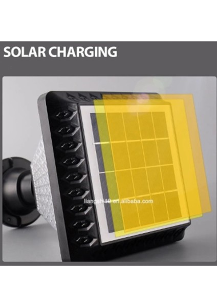 Güneş Enerjili 30W Bahçe-Çim-Set Üstü-Duvar Üstü Dekoratif Kristal Beyaz Işık Aydınlatma (6500K)