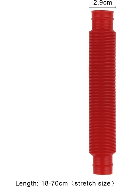 Kırmızı 2.9 R Stili Pcs Mini Pop Tüpler Duyusal Oyuncaklar Adhd Hareket Sıkıştırma Kaygı ve Giderme Eğitici Çocuk Oyunları Komik Hediyeler (Yurt Dışından)