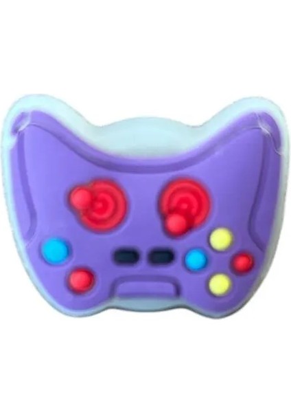 Ledli Oyun Konsol Terlik Süsü Üç Boyutlu/ışıklı Oyun Kolu 3D Charm Jibbitz
