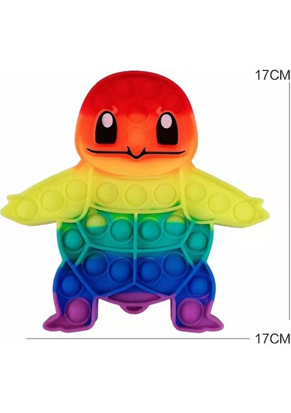 Bir Stil Pokemon Fidget Oyuncakları Gökkuzgun Pikachu Charmander Charizard Patlatma Itme Kabarcık Sıkıştırılabilir Silikon Topları Kızlar Için Yılbaşı Hediyeleri (Yurt Dışından)