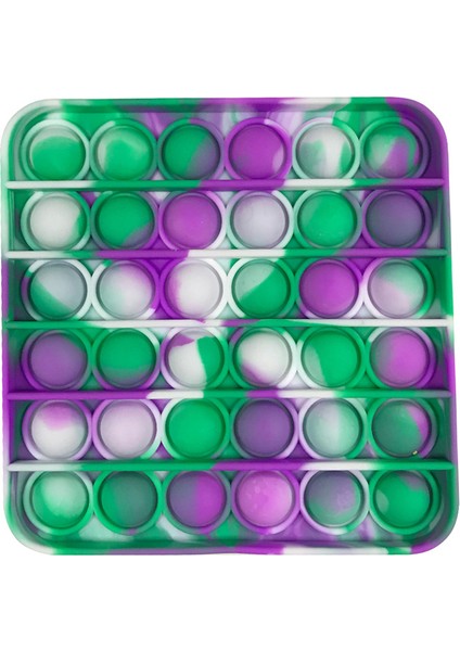NO.0109 Tarzı Pop Fidget Oyuncakları Gökkuşağı Itme Kabarcık Oyuncaklar Yetişkinler & Çocuklar Duyusal Oyuncaklar I Rahatlatmak Için (Yurt Dışından)