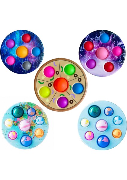 Rastgele 1 Stil Parmak Itme Kabarcıklı Müzikli Pop It Anime Kawaii Gezegen Topu Sekiz Okyanus Oyuncak (Yurt Dışından) fiyatları