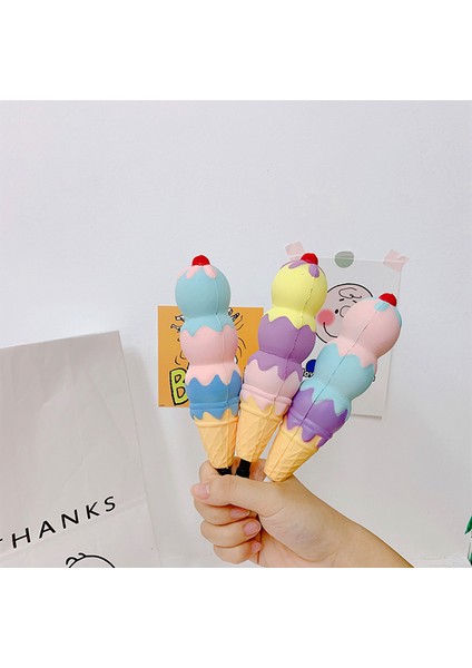 No.13 Tarzı Yeni Squishy Oyuncaklar Dondurma Sosis Dinozor Yavaş Yükselen Kalem Yumuşak Sıkma Kalem Oyuncak Yılbaşı Leri (Yurt Dışından)