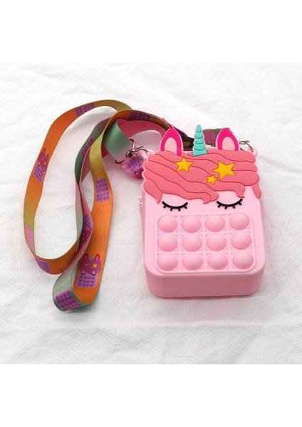 Stil-14 Stil Yıkanabilir Unicorn Omuz Çantası Popet Oyuncakları ve Push Fidget Oyuncakları - Hediye Için Oyuncaklar (Yurt Dışından) modelleri