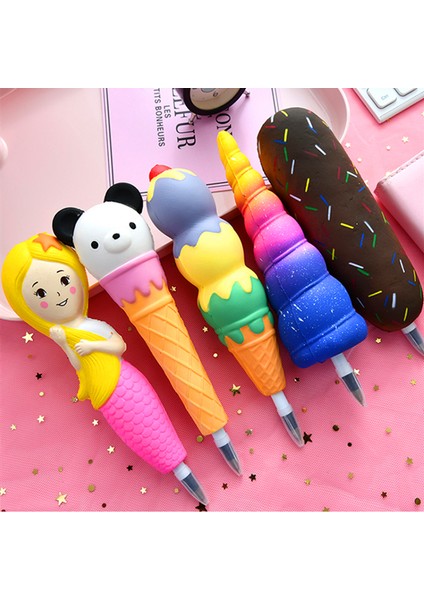 No.22 Tarzı Yeni Squishy Oyuncaklar Dondurma Sosis Dinozor Yavaş Yükselen Kalem Yumuşak Sıkma Kalem Oyuncak Yılbaşı Leri (Yurt Dışından)