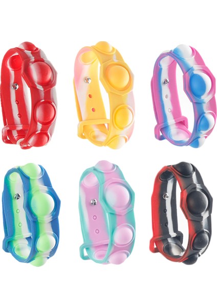 N25-1 Adet Tarzı Brokids Dimple Bileklik Ush Bubble Dimple Bileklik Luminous Bileklik Topu Oyuncak Duyusal Oyuncak (Yurt Dışından) fırsatları