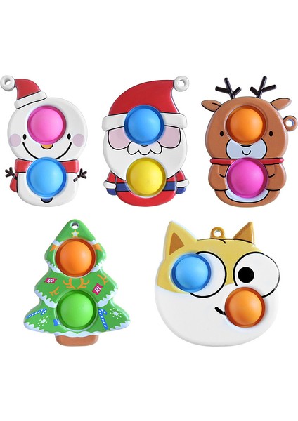 Yeşil Kahverengi Tarzı Noel Pop Figet Basit Dimple Oyuncakları Çocuklar Bulmaca Parmak Oyuncak Mini Duyusal Oyuncak Özel Ihtiyaçlar Oyuncak (Yurt Dışından) modelleri