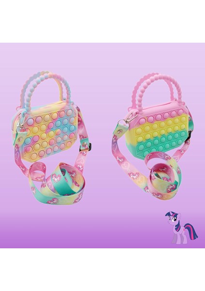 No.16 Tarzı Pop It Fidget Oyuncak Silikon Kabarcık Itme Unicorn Çapraz Çanta Bayan Bolsa El Çantası Madeni Bozukluk Cüzdan Çanta Çocuk Hediye Pop It (Yurt Dışından) indirimleri