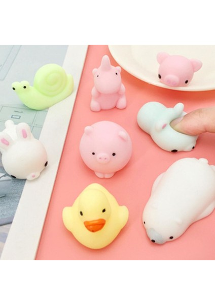 1 Adet Rastgele Stil Sevimli Hayvan Topu Abrek Sticky Şekilli Yavaş Yükselen Çocuk Oyuncak Mochi Squishy Oyuncak (Yurt Dışından)
