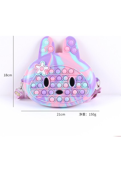 LK-283-63-2Q2X Stili Yeni Gelen Silikon Kalem Kutusu Pop It Bozuk Para Cüzdanı Kawaii Basit Cırcır Kırtasiye Çantası Duyusal Bozuk Para Cüzdanı Pop It Dikkat Oyuncağı (Yurt Dışından)