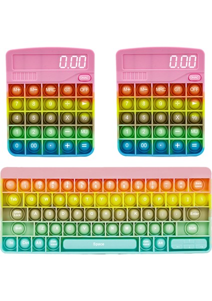 Klavye C Stili Mektuplar Kelimeler - Popit Basınç Giderme Oyunu Çocuklar Çocukları Fidget Oyuncakları (Yurt Dışından)