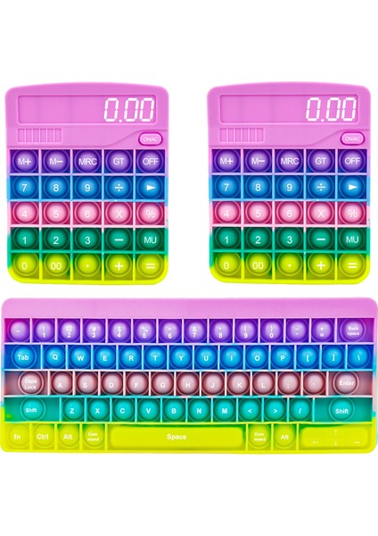Klavye C Stili Mektuplar Kelimeler - Popit Basınç Giderme Oyunu Çocuklar Çocukları Fidget Oyuncakları (Yurt Dışından)