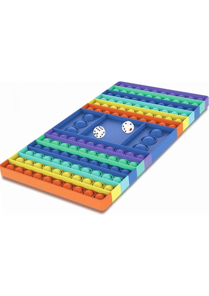 Renk 19 30X19CM Stili Büyük Fidget Oyun Tahtası Itme Basın Kabarcık Fidget Duyusal Oyuncak Oyuncak Etkileşimli Parti Oyunu Duyusal Oyuncak (Yurt Dışından)